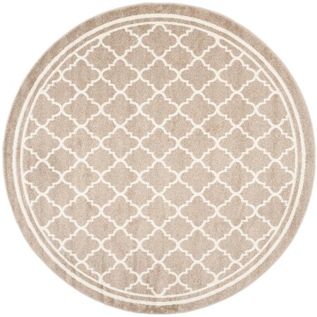 Safavieh Amherst Round Area Rug; Wheat & Beige - 9 x 9 ft. AMT422S-9R